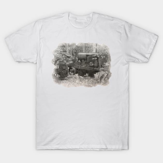 Old Tractor T-Shirt by unclejohn